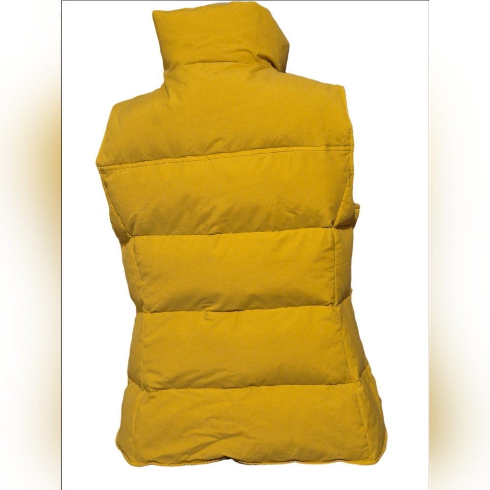 Women's s Lands End Quilted Puffer Vest - Yellow Large 12/14 - Picture 2 of 12